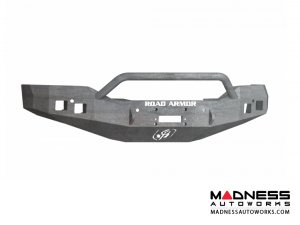 GMC Sierra 1500 Stealth Front Winch Bumper Pre-Runner Guard - Raw Steel Road Armor - (2016-2017)